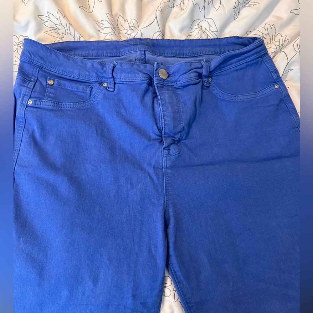 Curve appeal royal blue skinny jeans - size 16W